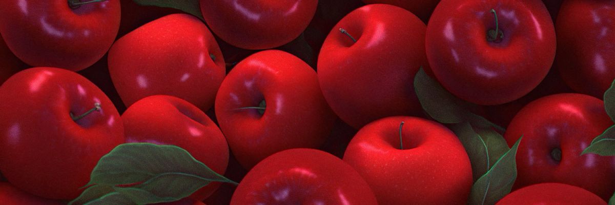 Sanguine-red apples. Source: RedRum’s X (Twitter)