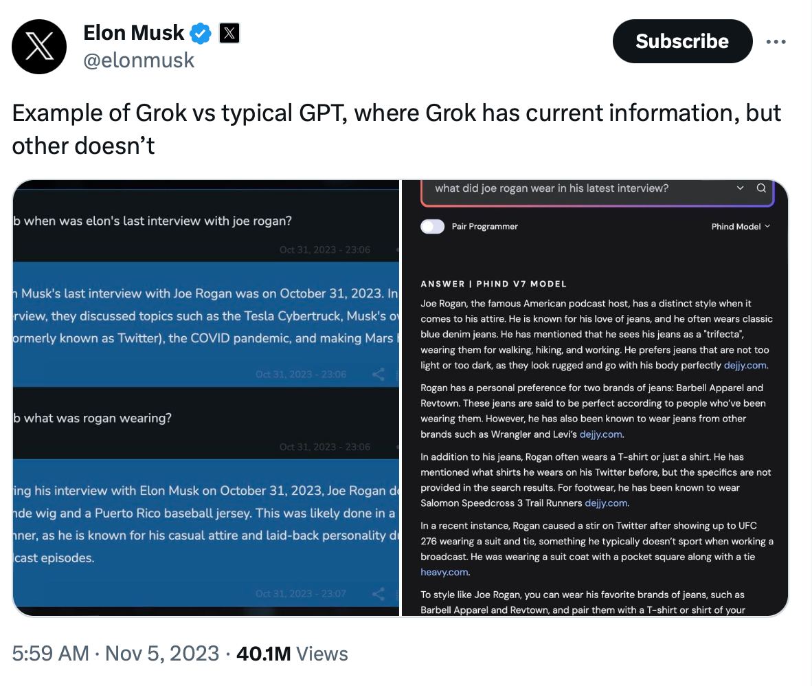 Musk’s tweet. Source: X (Twitter)